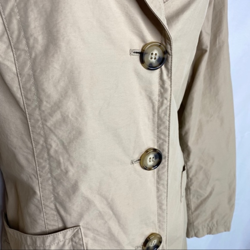 Talbots Tan Rain Jacket Large - Picture 6 of 6
